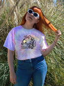 Bear In A Good Mood Tie Dye Tee -Smartprintsink Designs