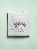 Pooh Bear Adventure Sweatshirt -SmartPrintsInk Designs