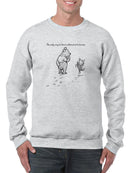 Pooh Bear Being A Friend Sweatshirt -SmartPrintsInk Designs