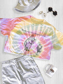 Pooh Bear Being A Friend Tie Dye Tee -SmartPrintsInk Designs