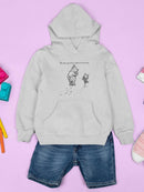 Pooh Bear Being A Friend Hoodie -SmartPrintsInk Designs