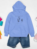 Pooh Bear Being A Friend Hoodie -SmartPrintsInk Designs