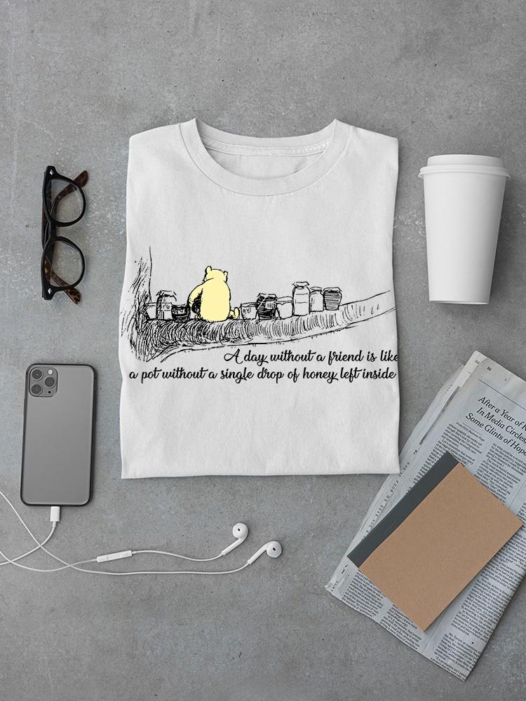 Pooh Bear Friend Quote T-shirt -SmartPrintsInk Designs