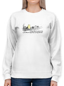 Pooh Bear Friend Quote Sweatshirt -SmartPrintsInk Designs