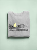 Pooh Bear Friend Quote Sweatshirt -SmartPrintsInk Designs