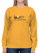 Pooh Bear Friend Quote Sweatshirt -SmartPrintsInk Designs
