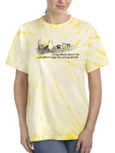 Pooh Bear Friend Quote Tie Dye Tee -SmartPrintsInk Designs