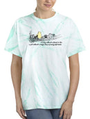 Pooh Bear Friend Quote Tie Dye Tee -SmartPrintsInk Designs