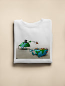 Earth Garbage Dumping Hoodie or Sweatshirt -Miguel Morales Designs