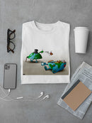 Earth Garbage Dumping T-shirt -Miguel Morales Designs