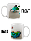 Earth Garbage Dumping Mug -Miguel Morales Designs