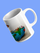 Earth Garbage Dumping Mug -Miguel Morales Designs