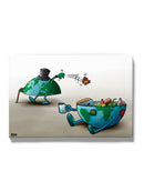 Earth Garbage Dumping Wall Art -Miguel Morales Designs
