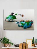 Earth Garbage Dumping Wall Art -Miguel Morales Designs
