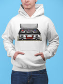 The Red Buttons Hoodie or Sweatshirt -Miguel Morales Designs