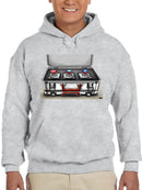 The Red Buttons Hoodie or Sweatshirt -Miguel Morales Designs