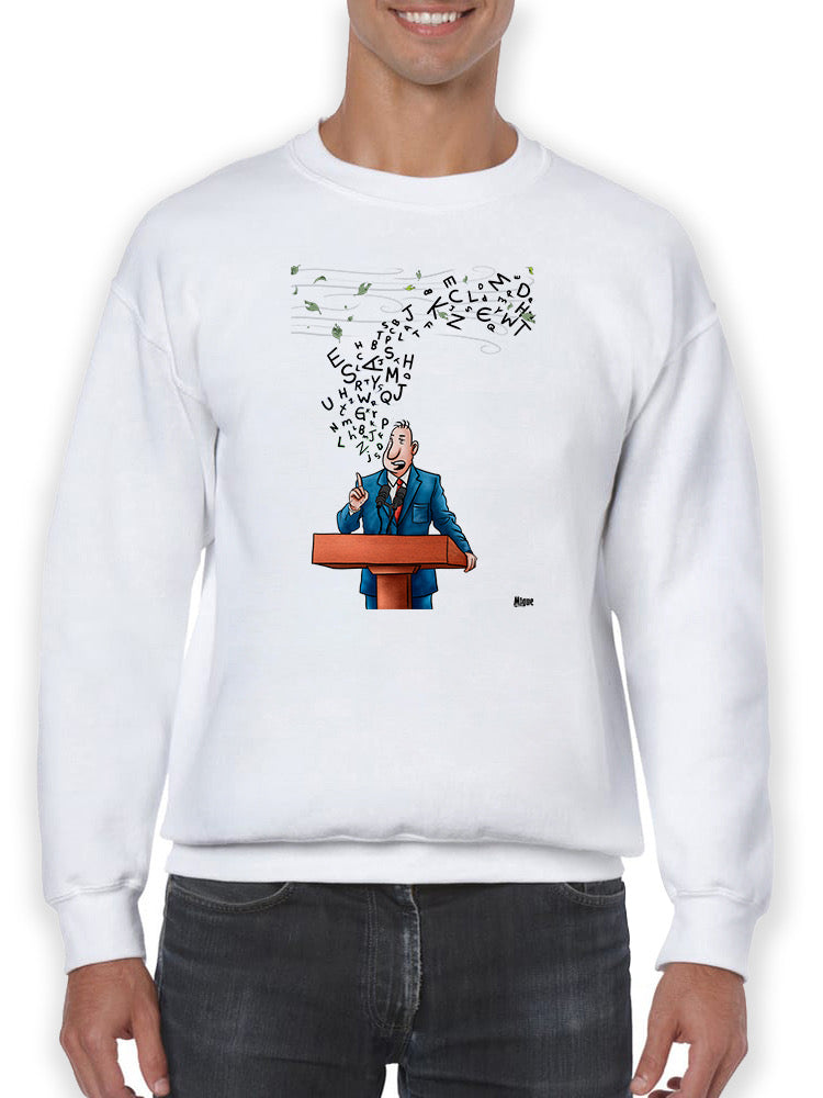 Public Mumbler Sweatshirt -Miguel Morales Designs