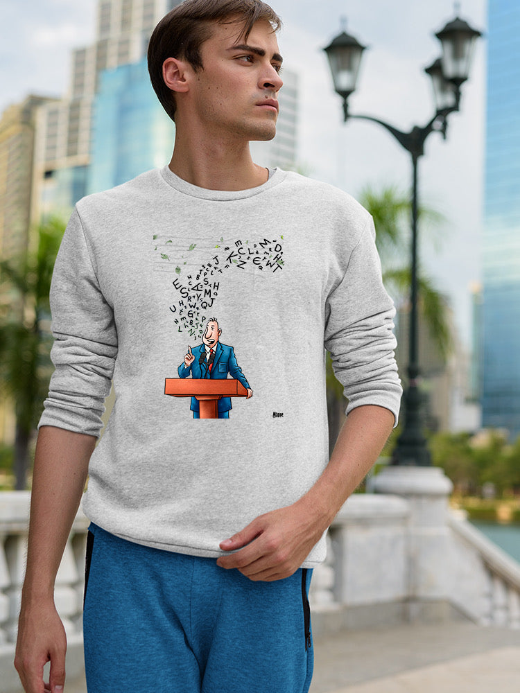 Public Mumbler Sweatshirt -Miguel Morales Designs