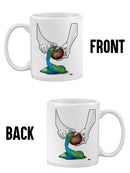 Peeling The Earth Mug -Miguel Morales Designs