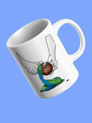 Peeling The Earth Mug -Miguel Morales Designs