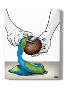 Peeling The Earth Wall Art -Miguel Morales Designs