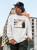 Bear Red Button Hoodie -Miguel Morales Designs