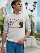 Bear Red Button Hoodie -Miguel Morales Designs