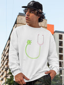 Virus Stethoscope Sweatshirt -Taher Saoud Designs
