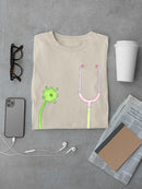 Virus Stethoscope T-shirt -Taher Saoud Designs