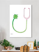 Virus Stethoscope Wall Art -Taher Saoud Designs