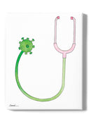 Virus Stethoscope Wall Art -Taher Saoud Designs