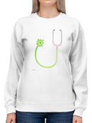 Virus Stethoscope Sweatshirt -Taher Saoud Designs