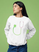 Virus Stethoscope Sweatshirt -Taher Saoud Designs