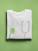 Virus Stethoscope Sweatshirt -Taher Saoud Designs