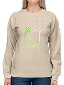 Virus Stethoscope Sweatshirt -Taher Saoud Designs