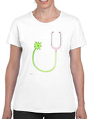 Virus Stethoscope T-shirt -Taher Saoud Designs