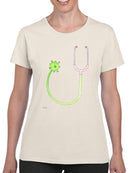 Virus Stethoscope T-shirt -Taher Saoud Designs