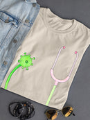 Virus Stethoscope T-shirt -Taher Saoud Designs