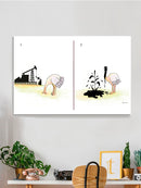 Finding Oil Wall Art -Taher Saoud Designs