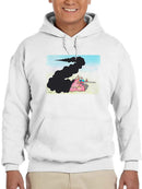 Tank In Flames Hoodie or Sweatshirt -Taher Saoud Designs