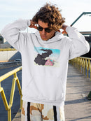 Tank In Flames Hoodie or Sweatshirt -Taher Saoud Designs