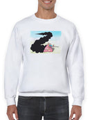 Tank In Flames Hoodie or Sweatshirt -Taher Saoud Designs