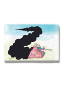 Tank In Flames Wall Art -Taher Saoud Designs