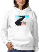 Tank In Flames Hoodie or Sweatshirt -Taher Saoud Designs