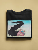 Tank In Flames Hoodie or Sweatshirt -Taher Saoud Designs