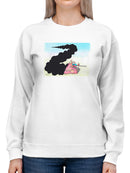 Tank In Flames Hoodie or Sweatshirt -Taher Saoud Designs