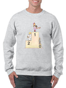 The Corruption Podium Sweatshirt -Taher Saoud Designs