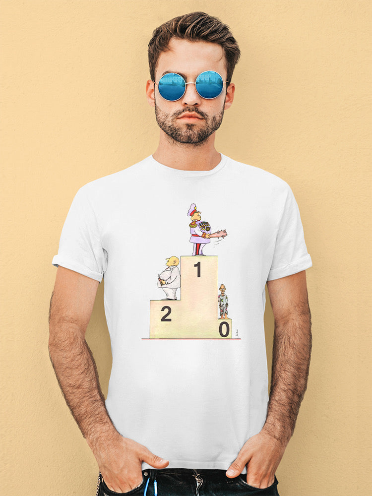 The Corruption Podium T-shirt -Taher Saoud Designs