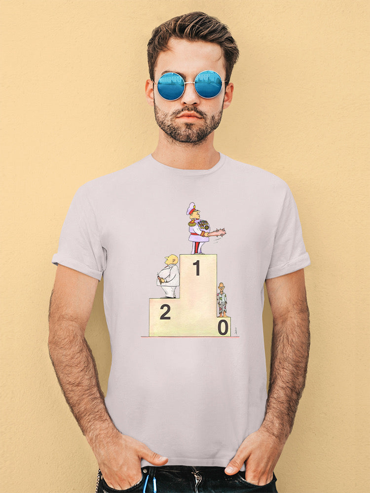 The Corruption Podium T-shirt -Taher Saoud Designs