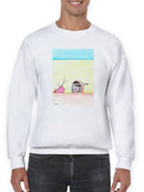 Peeking Tank Sweatshirt -Taher Saoud Designs